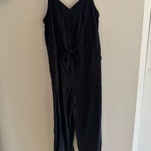 Old Navy Black V-Neck Jumpsuit